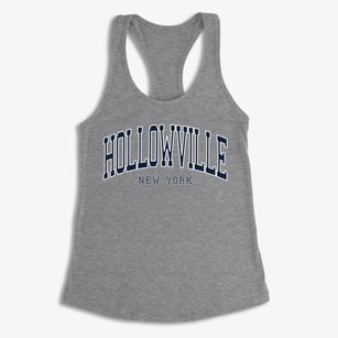 Hollowville New York Traditional Women's Racerback Tank
