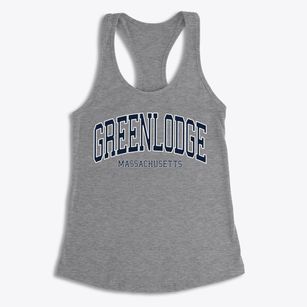 Greenlodge Massachusetts Traditional Women's Racerback Tank