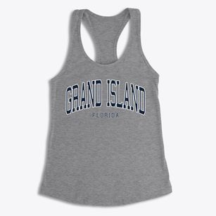 Grand Island Florida Traditional Women's Racerback Tank
