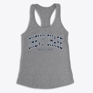 Chevy Chase Maryland Traditional Women's Racerback Tank