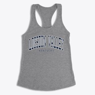 Logsdon Valley Kentucky Traditional Women's Racerback Tank