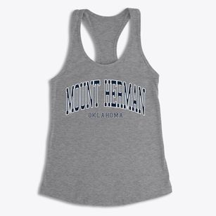 Mount Herman Oklahoma Traditional Women's Racerback Tank