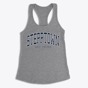 Stepptown West Virginia Traditional Women's Racerback Tank