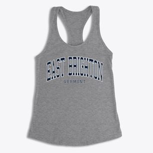 East Brighton Vermont Traditional Women's Racerback Tank