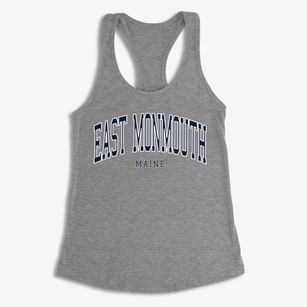 East Monmouth Maine Traditional Women's Racerback Tank