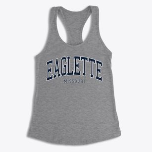 Eaglette Missouri Traditional Women's Racerback Tank