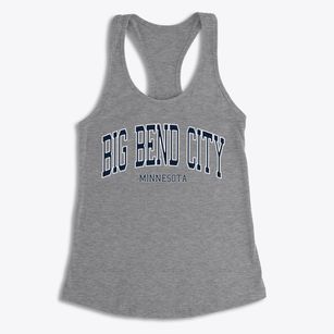 Big Bend City Minnesota Traditional Women's Racerback Tank