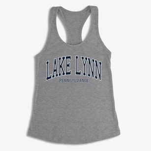 Lake Lynn Pennsylvania Traditional Women's Racerback Tank