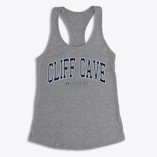 Cliff Cave Missouri Traditional Women's Racerback Tank