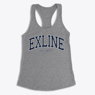 Exline Illinois Traditional Women's Racerback Tank