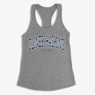 Clines Hacking Virginia Traditional Women's Racerback Tank