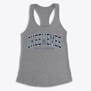 Okeewemee North Carolina Traditional Women's Racerback Tank