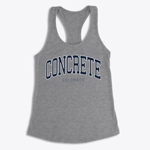 Concrete Colorado Traditional Women's Racerback Tank