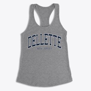 Dellette New Jersey Traditional Women's Racerback Tank