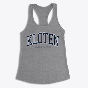 Kloten North Dakota Traditional Women's Racerback Tank