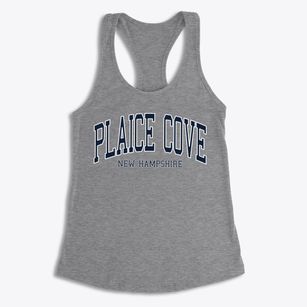 Plaice Cove New Hampshire Traditional Women's Racerback Tank