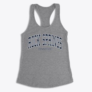 Rock Springs Tennessee Traditional Women's Racerback Tank
