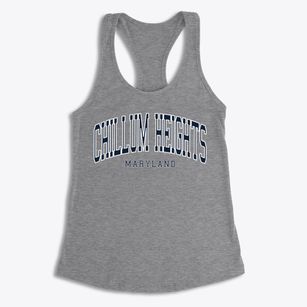 Chillum Heights Maryland Traditional Women's Racerback Tank