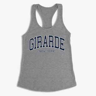 Girarde New York Traditional Women's Racerback Tank