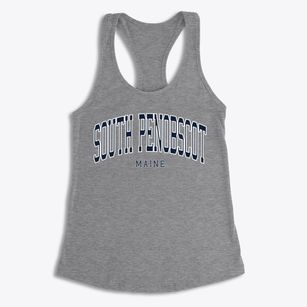 South Penobscot Maine Traditional Women's Racerback Tank