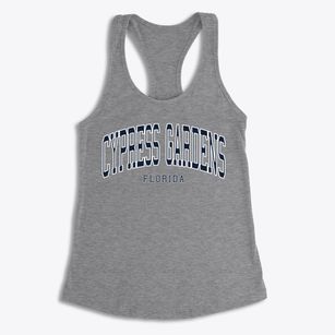 Cypress Gardens Florida Traditional Women's Racerback Tank
