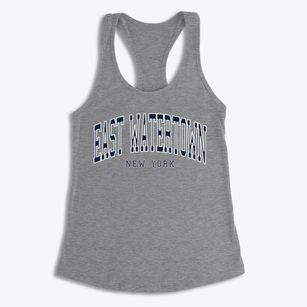 East Watertown New York Traditional Women's Racerback Tank