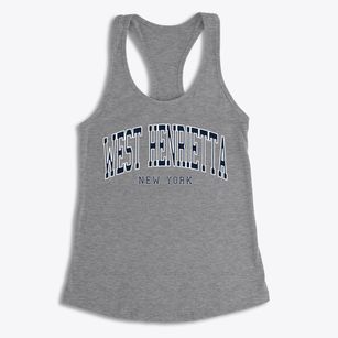 West Henrietta New York Traditional Women's Racerback Tank