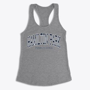 Hamilton Park Pennsylvania Traditional Women's Racerback Tank