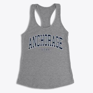 Anchorage Utah Traditional Women's Racerback Tank