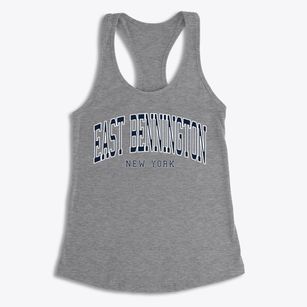 East Bennington New York Traditional Women's Racerback Tank