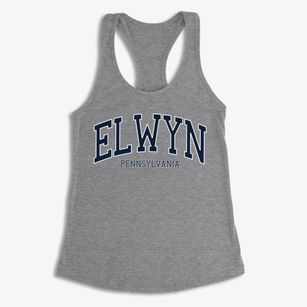 Elwyn Pennsylvania Traditional Women's Racerback Tank