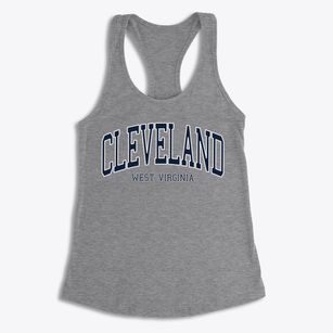 Cleveland West Virginia Traditional Women's Racerback Tank