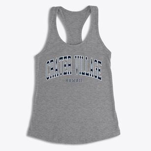 Crater Village Hawaii Traditional Women's Racerback Tank