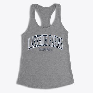 Lakeside Farms California Traditional Women's Racerback Tank