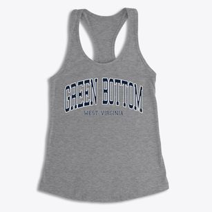 Green Bottom West Virginia Traditional Women's Racerback Tank