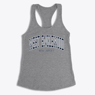 West Englewood New Jersey Traditional Women's Racerback Tank