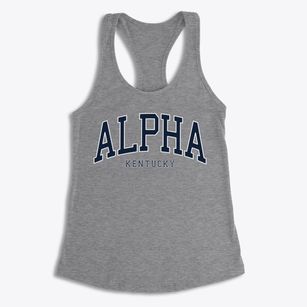Alpha Kentucky Traditional Women's Racerback Tank
