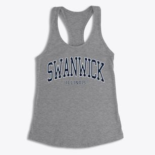Swanwick Illinois Traditional Women's Racerback Tank