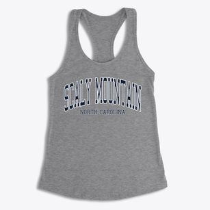 Scaly Mountain North Carolina Traditional Women's Racerback Tank