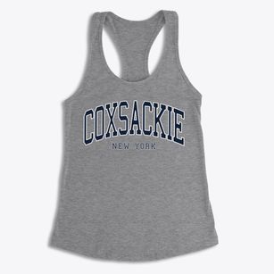 Coxsackie New York Traditional Women's Racerback Tank