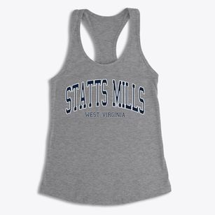 Statts Mills West Virginia Traditional Women's Racerback Tank