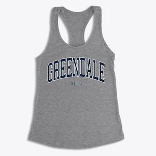 Greendale Ohio Traditional Women's Racerback Tank
