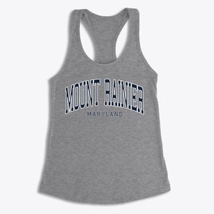 Mount Rainier Maryland Traditional Women's Racerback Tank