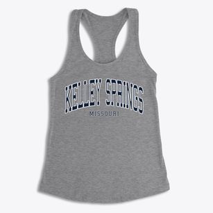 Kelley Springs Missouri Traditional Women's Racerback Tank