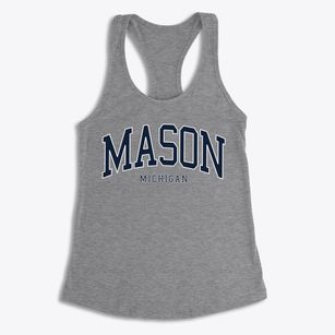 Mason Michigan Traditional Women's Racerback Tank