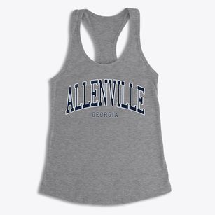 Allenville Georgia Traditional Women's Racerback Tank