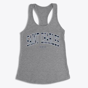 Saint Charles Ohio Traditional Women's Racerback Tank