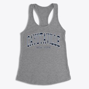 Cayutaville New York Traditional Women's Racerback Tank