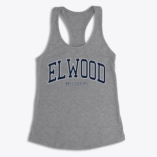 Elwood Missouri Traditional Women's Racerback Tank