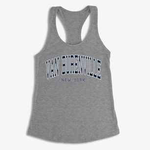 Van Burenville New York Traditional Women's Racerback Tank